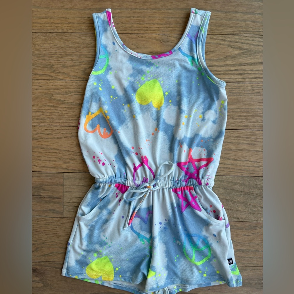 Pixielane girls shorts romper- Size 8. Great condition!